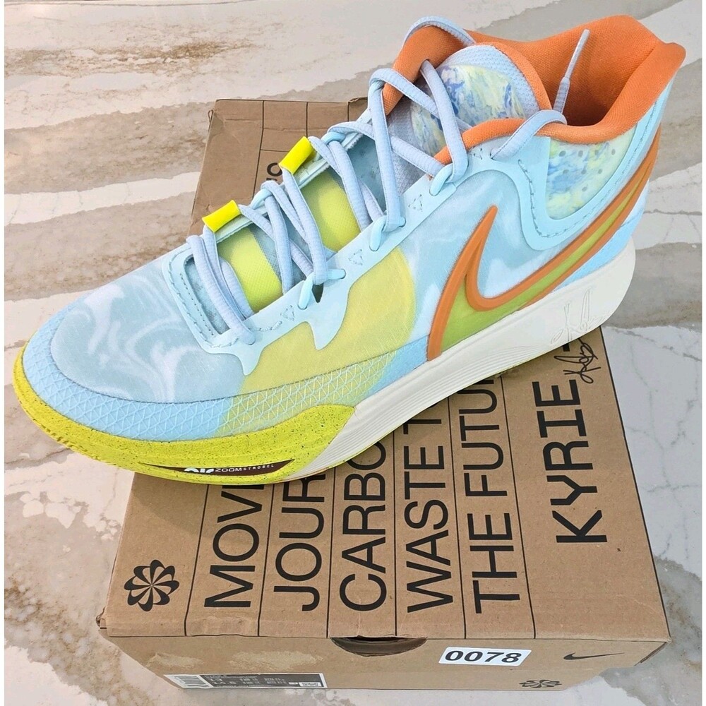Nike Kyrie 8 Eagle Men's Low Top Lace-Up Basketball Sneakers DJ6017-400